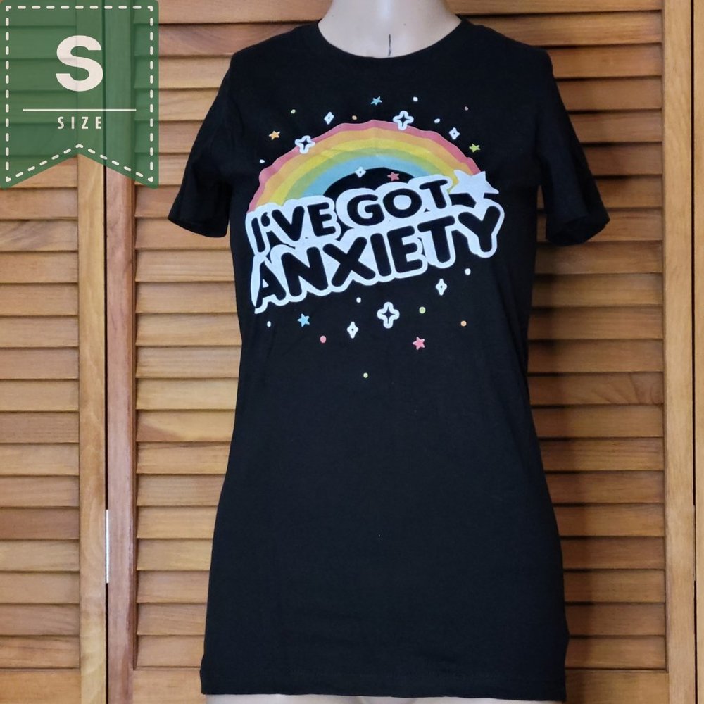 Black "I've Got Anxiety" Top